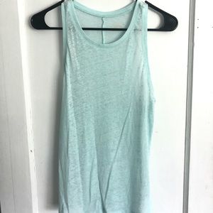 Baby blue sheer tank